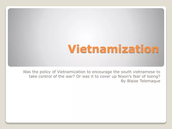 vietnamization