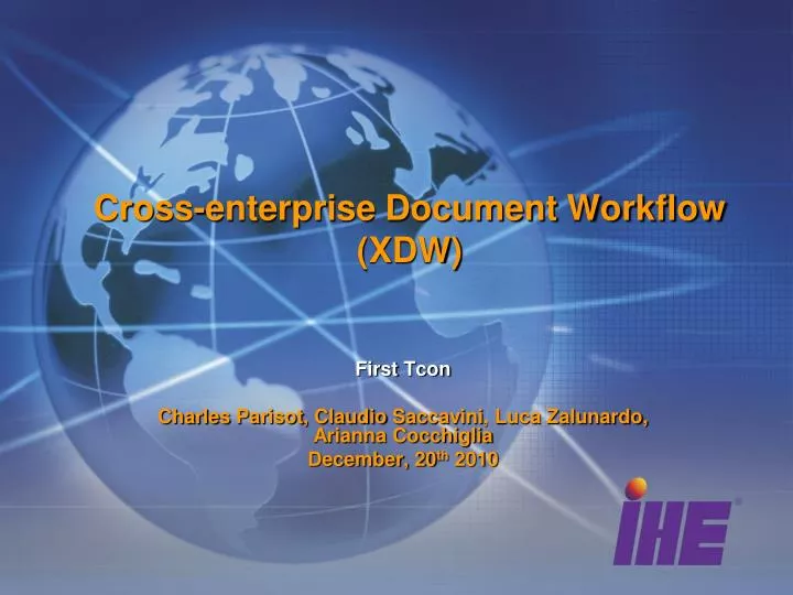 cross enterprise document workflow xdw