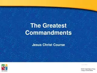 the greatest commandments