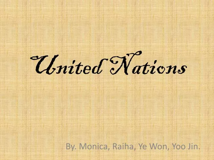 united nations