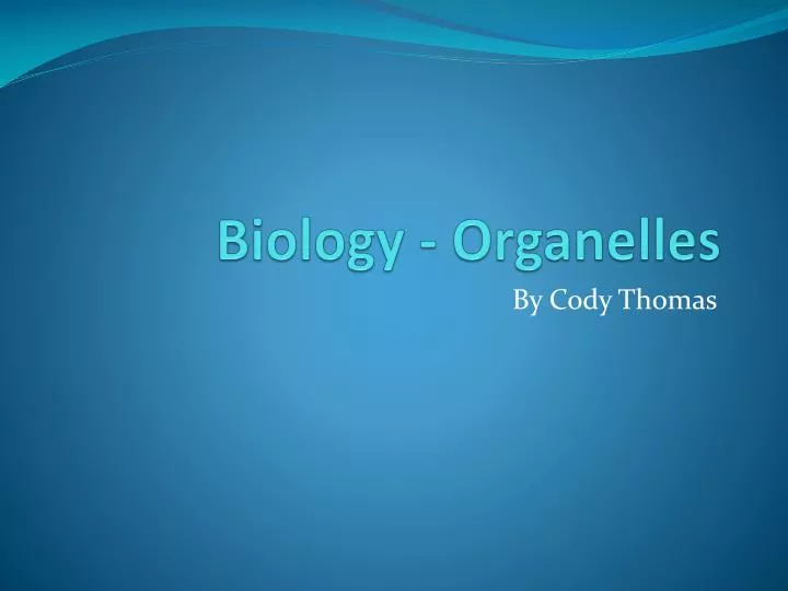 biology organelles