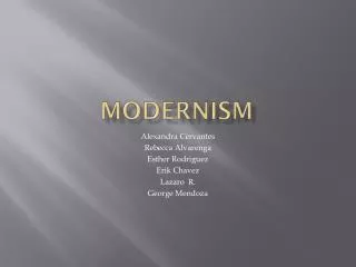 Modernism