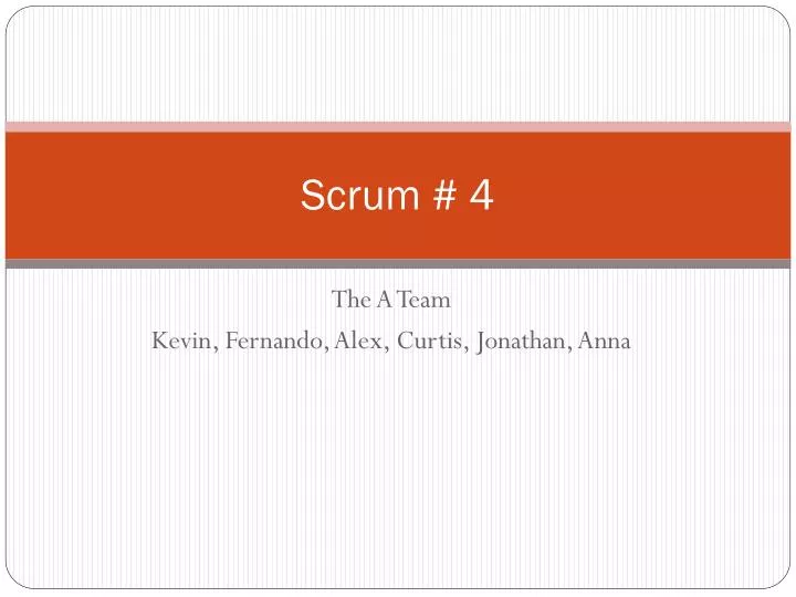 scrum 4