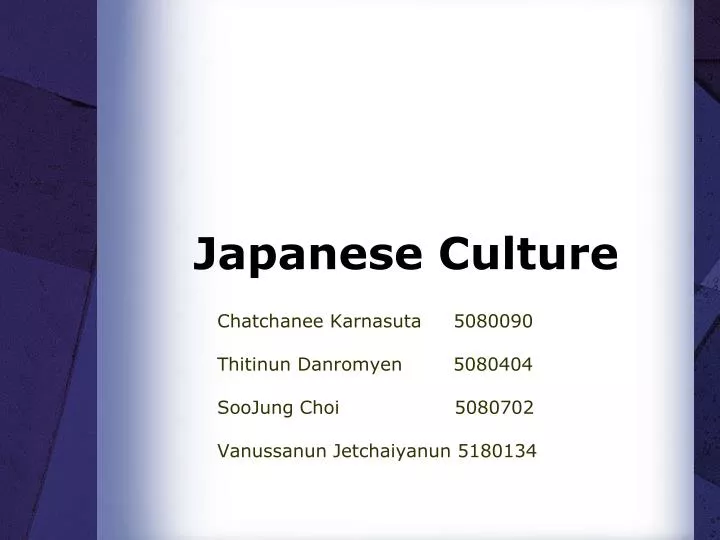 japanese culture