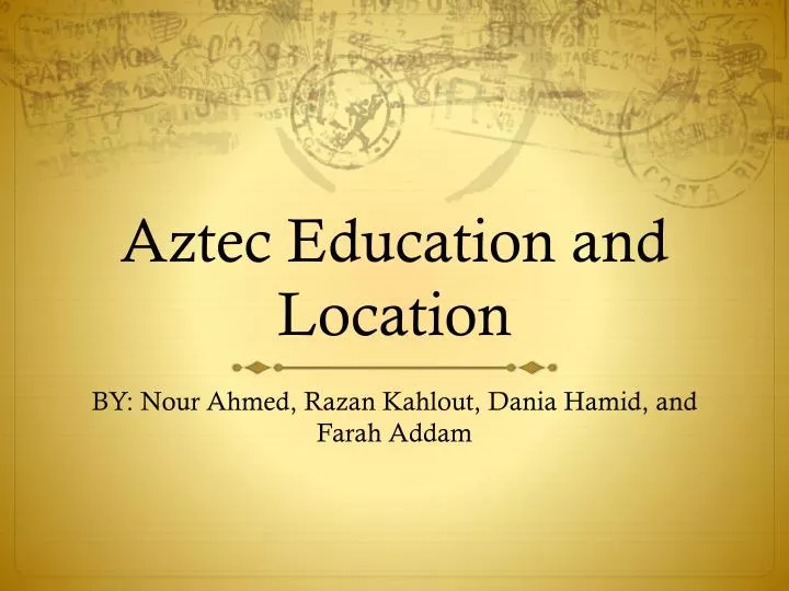 aztec education and location