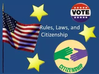 Rules, Laws, and 		Citizenship