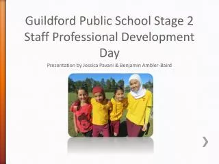 Guildford Public School Stage 2 Staff Professional Development Day