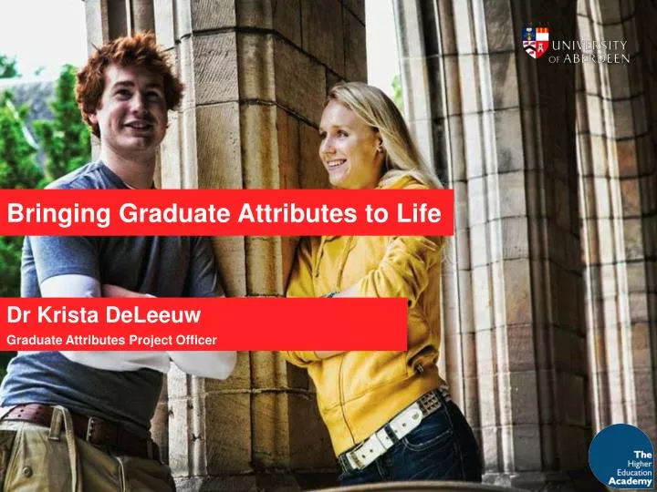 bringing graduate attributes to life