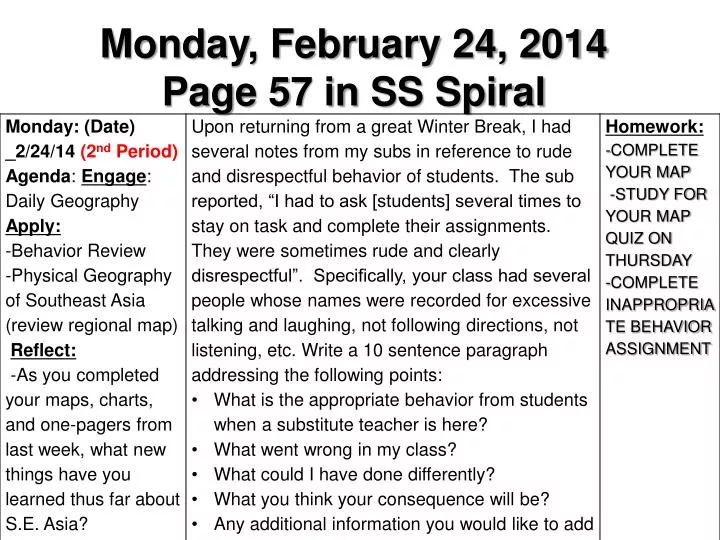 monday february 24 2014 page 57 in ss spiral
