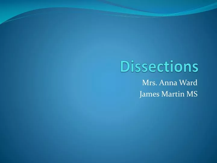 dissections