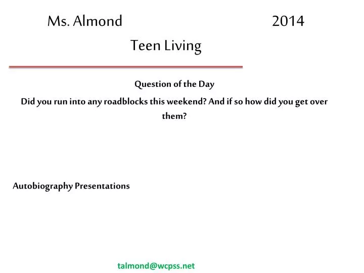 ms almond 2014 teen living