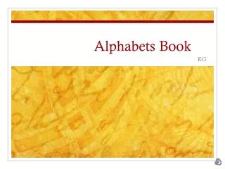 alphabets book