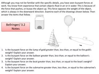 Bellringer/ 3.2 Notes