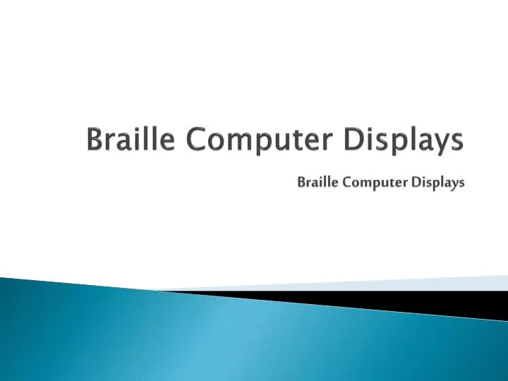braille computer displays braille computer displays