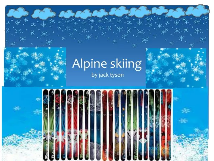 alpine skiing by jack tyson