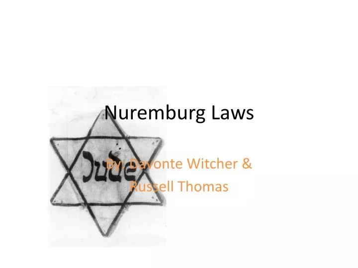 nuremburg laws