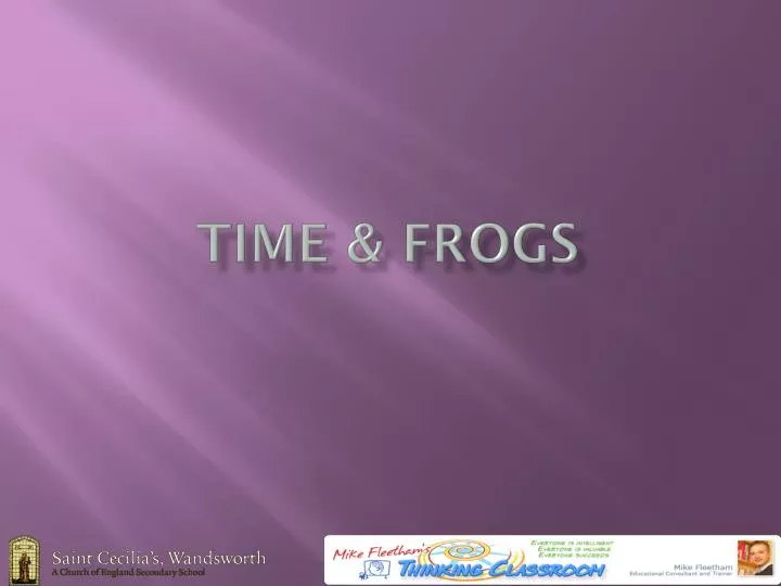 time frogs