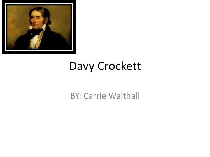 davy crockett