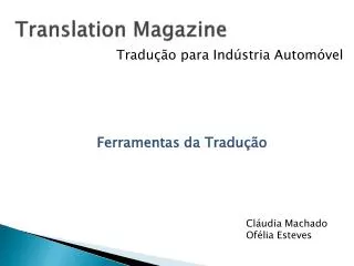 translation magazine