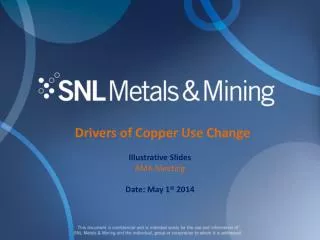 Drivers of Copper Use Change