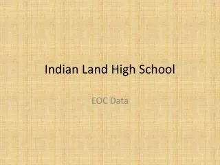 Indian Land High School