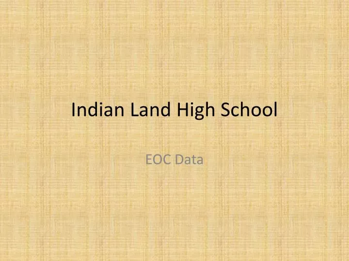 indian land high school