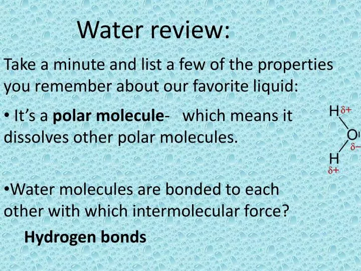 water review