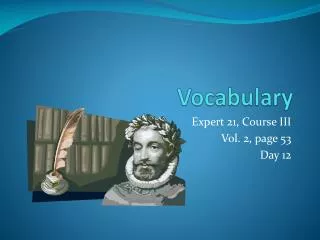 Vocabulary