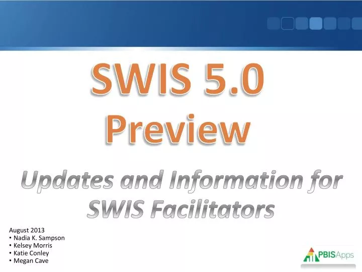 swis 5 0 preview