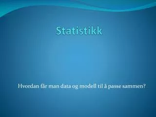 statistikk