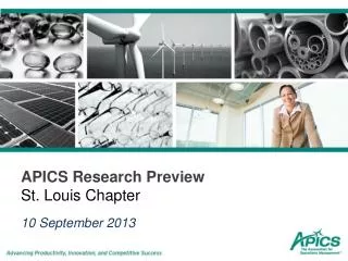 APICS Research Preview St. Louis Chapter