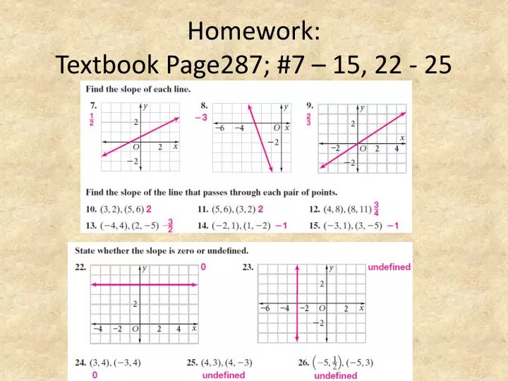 homework textbook page287 7 15 22 25