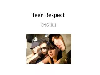 Teen Respect