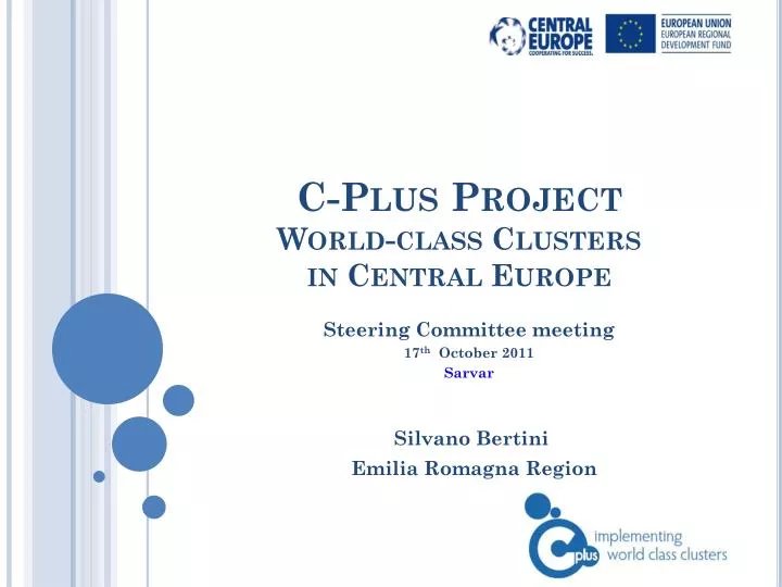 c plus project world class clusters in central europe