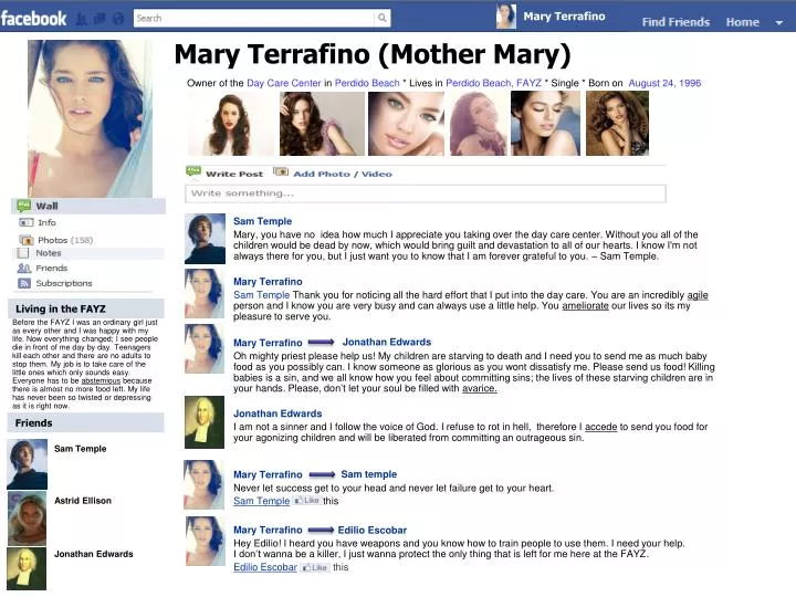 mary terrafino mother mary