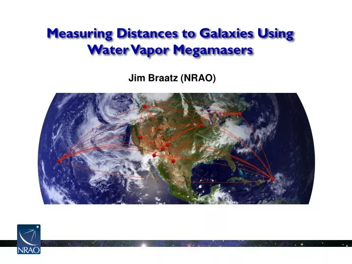 measuring distances to galaxies using water vapor megamasers