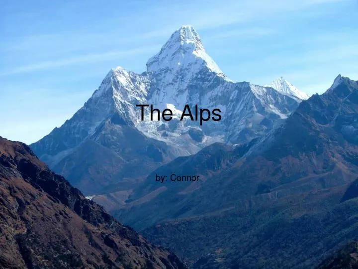 the alps