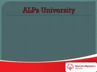 ALPs University