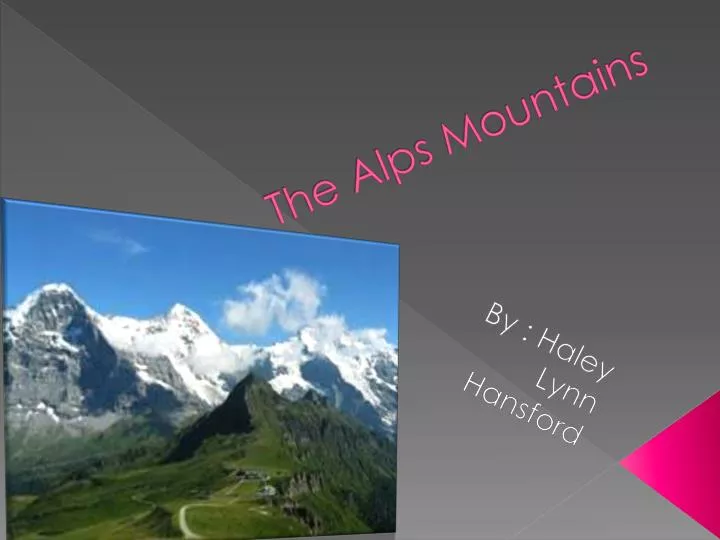 the alps mountains