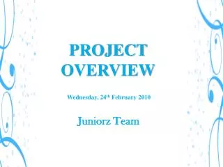 PROJECT OVERVIEW