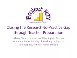 Closing the Research-to-Practice Gap through Teacher Preparation