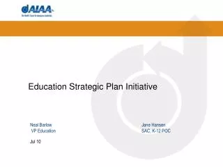 Education Strategic Plan Initiative