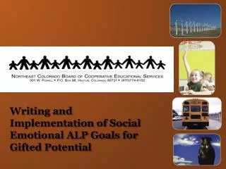 Writing and Implementation of Social Emotional ALP Goals for Gifted Potential