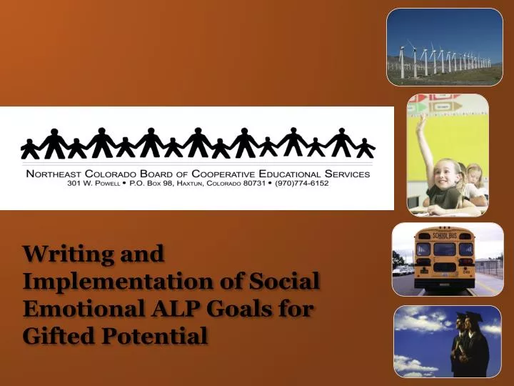 writing and implementation of social emotional alp goals for gifted potential