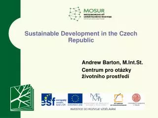 Sustainable Development in the Czech Republic