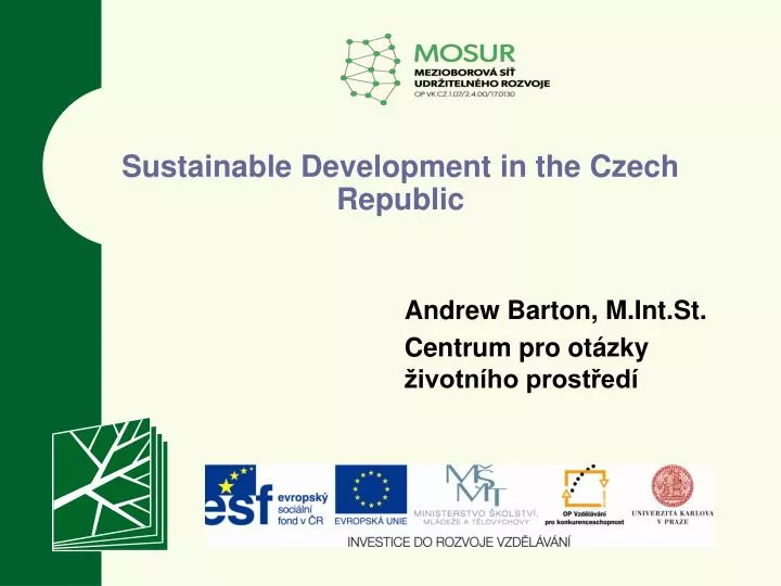 sustainable development in the czech republic