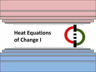 Heat Equations of Change I