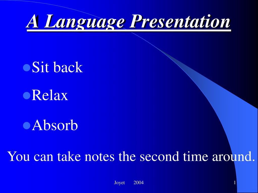 Language Presentation PPT - A Language Presentation PowerPoint Presentation, free download ...