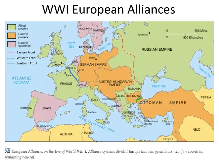 wwi european alliances