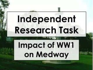 Independent Research Task